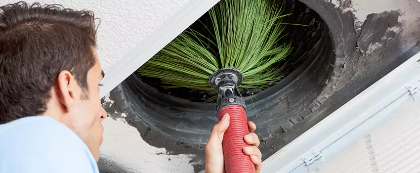 Clogged Air Duct Cleaning Process in Bowmanville, ON