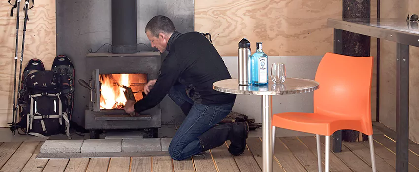 Open Hearth Wood Fireplace Installation in Bowmanville, ON