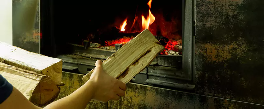 Wood Stove Heat Resistant Wall Repair in Bowmanville, Ontario