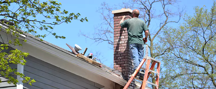 Chimney Crown Repair in Bowmanville, Ontario
