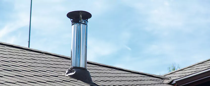 Outdoor Metal Chimney Installation in Bowmanville, Ontario