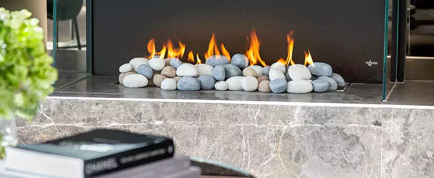 Double-Height Fireplace Design Refurbishment in Bowmanville, Ontario