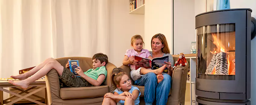 Outdoor Morso Fireplace Broken Screen Replacement in Bowmanville, Ontario