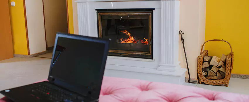 Valor Outdoor Gas Fireplace in Bowmanville, Ontario